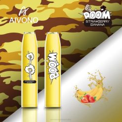 Aivono AIM BOOM 600 Strawberry Banana - T86D6363 Aivono Vape Price