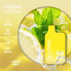 Aivono AIM BOXX 4000 Lemon Mint - T86D6230 Aivono Vape Review