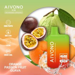 Aivono AIM BOXX 4000 Orange Passionfruit Guava - T86D6212 Aivono Vape Australia