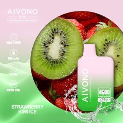 Aivono AIM BOXX 4000 Strawberry Kiwi Ice - T86D6229 Aivono Puffs