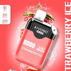 Aivono AIM CLEAR 8000 Strawberry Ice - T86D6205 Aivono Puffs