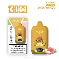 Aivono AIM FREAK 13000 Peach Fruit Juice - T86D6245 Aivono Puffs