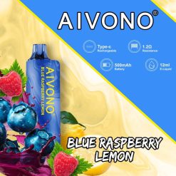 Aivono AIM GUN 7000 Blueberry Raspberry Lemon - T86D6109 Aivono Puffs