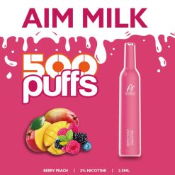 Aivono AIM MILK 500 Berry Peach - T86D6273 Aivono Puffs