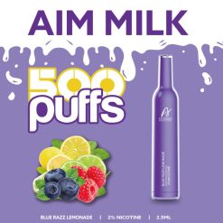 Aivono AIM MILK 500 Blue Razz Lemonade - T86D6264 Aivono Vape Australia