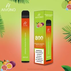 Aivono AIM PLUS 800 Orange Passion Fruit Guava - T86D6189 Aivono Puffs