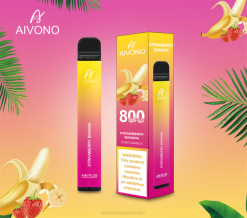 Aivono AIM PLUS 800 Strawberry Banana - T86D6192 Aivono Vape Australia