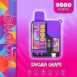 Aivono AIM TANK 9500 Sakura Grape - T86D636 Aivono Vape Australia