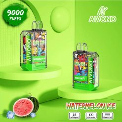 Aivono AIM XXL 9000 Mouth Sticker Transparent Watermelon Ice - T86D648 Aivono Vape Australia