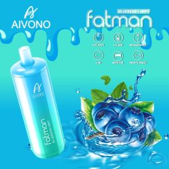 Aivono FATMAN 6800 Blueberry Mint - T86D622 Aivono Vape Review