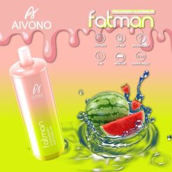 Aivono FATMAN 6800 Strawberry Watermelon - T86D630 Aivono Vape Review